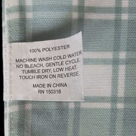 REVERSIBLE Placemats ROBERT STANLEY SIGNATURE White and Green 4pcs - Picture 5 of 7